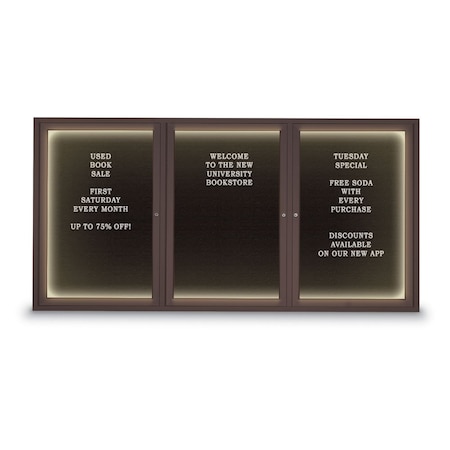 United Visual Products Indoor Enclosed Combo Board, 42"x32", Black Frame/Green & Pearl UVCB4232B-GREEN-PEARL